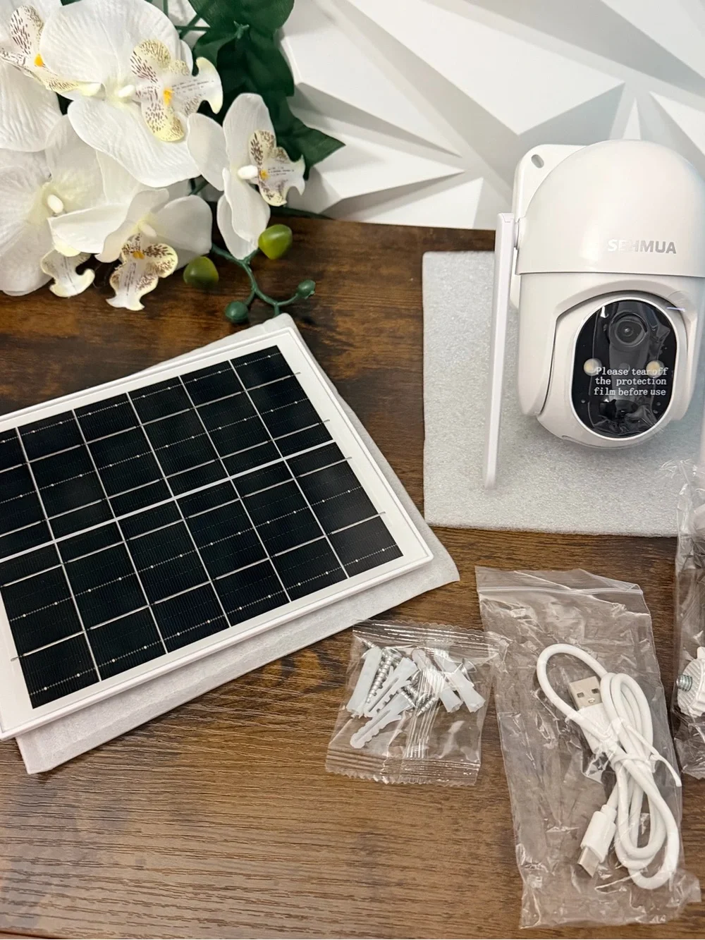 SEHMUA 4G solar security camera